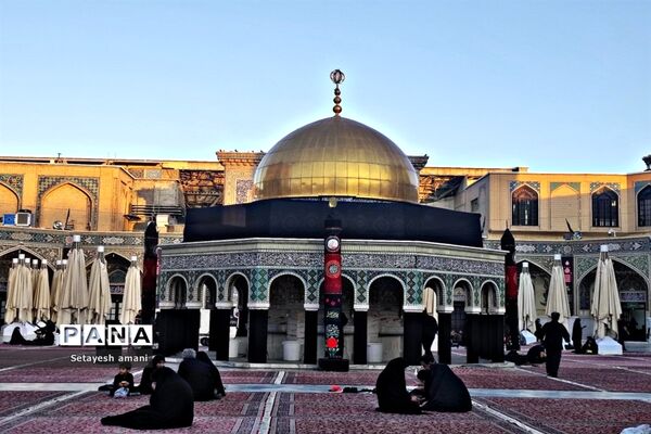 حرم مطهر رضوی در محرم