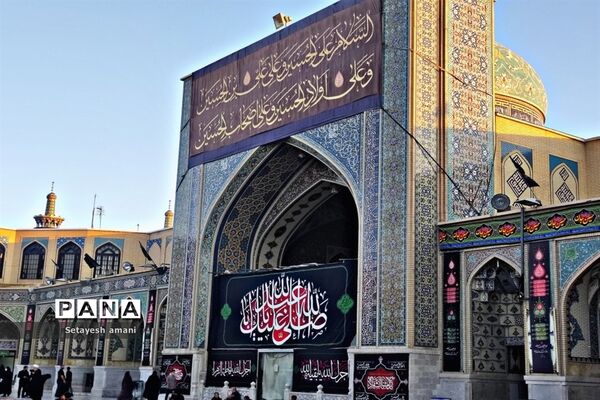 حرم مطهر رضوی در محرم