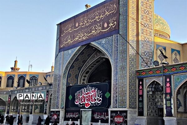 حرم مطهر رضوی در محرم
