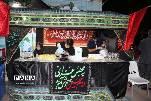 مراسم عزاداری فرهنگیان مدارس شاهد ناحیه۶ مشهد مقدس