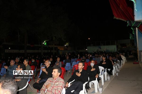 مراسم عزاداری فرهنگیان مدارس شاهد ناحیه۶ مشهد مقدس