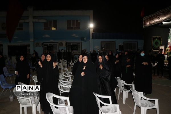مراسم عزاداری فرهنگیان مدارس شاهد ناحیه۶ مشهد مقدس