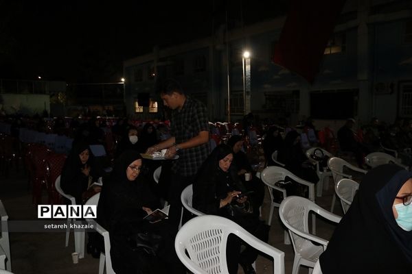 مراسم عزاداری فرهنگیان مدارس شاهد ناحیه۶ مشهد مقدس