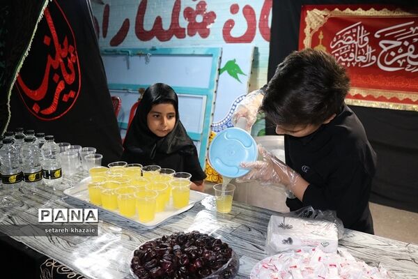 مراسم عزاداری فرهنگیان مدارس شاهد ناحیه۶ مشهد مقدس