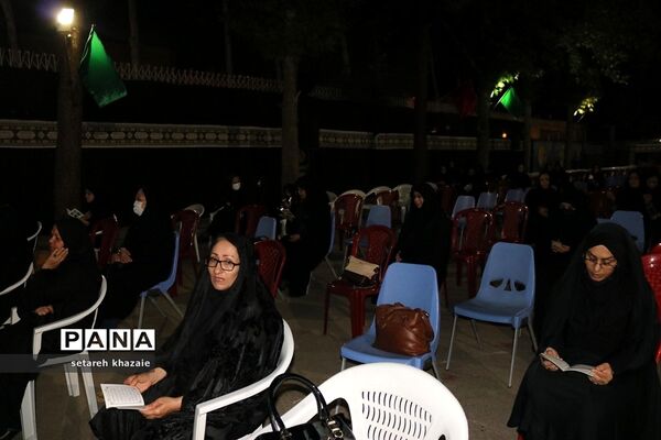 مراسم عزاداری فرهنگیان مدارس شاهد ناحیه۶ مشهد مقدس