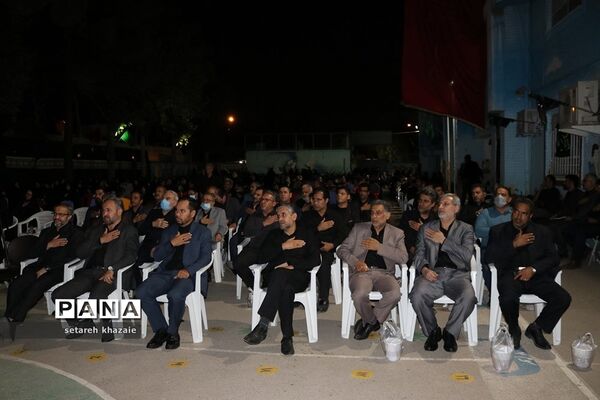 مراسم عزاداری فرهنگیان مدارس شاهد ناحیه۶ مشهد مقدس