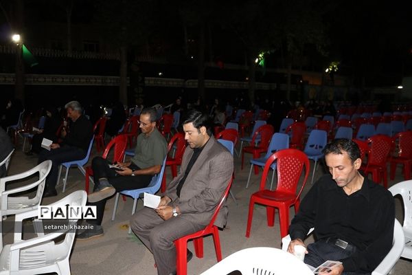 مراسم عزاداری فرهنگیان مدارس شاهد ناحیه۶ مشهد مقدس