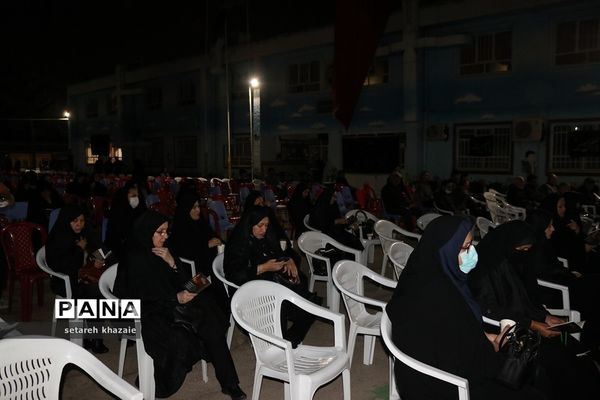 مراسم عزاداری فرهنگیان مدارس شاهد ناحیه۶ مشهد مقدس
