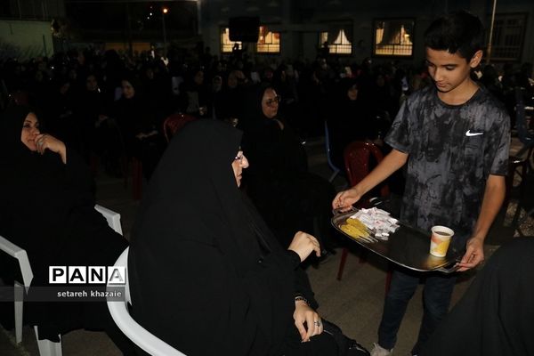 مراسم عزاداری فرهنگیان مدارس شاهد ناحیه۶ مشهد مقدس