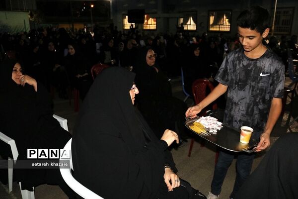 مراسم عزاداری فرهنگیان مدارس شاهد ناحیه۶ مشهد مقدس