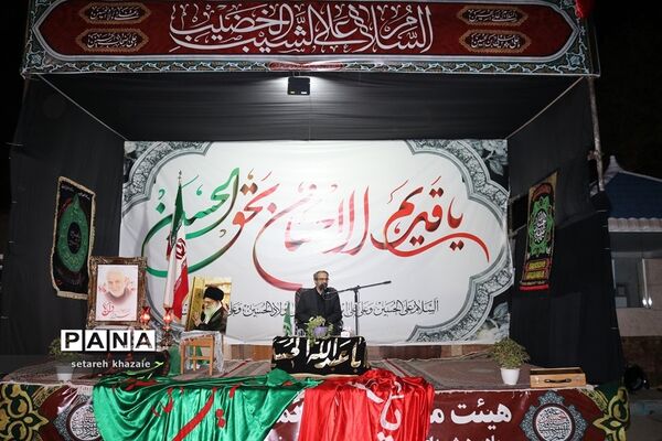 مراسم عزاداری فرهنگیان مدارس شاهد ناحیه۶ مشهد مقدس