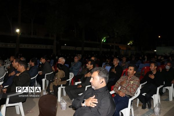 مراسم عزاداری فرهنگیان مدارس شاهد ناحیه۶ مشهد مقدس