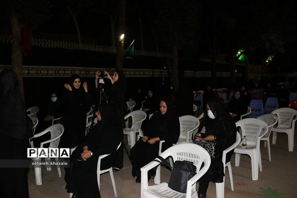 مراسم عزاداری فرهنگیان مدارس شاهد ناحیه۶ مشهد مقدس