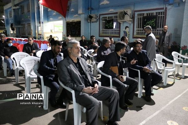 مراسم عزاداری فرهنگیان مدارس شاهد ناحیه۶ مشهد مقدس