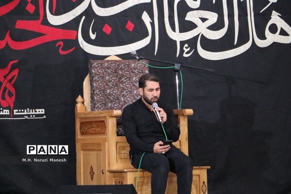 سومین شب مراسم عزاداری هیات «هنر و رسانه» در قم