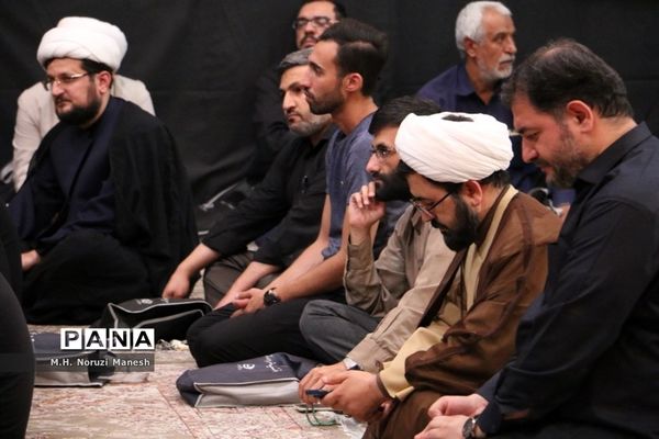 سومین شب مراسم عزاداری هیات «هنر و رسانه» در قم