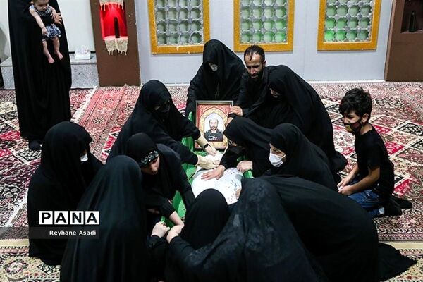 برگزاری اولین سالگرد تدفین پاسدار شهید مدافع حرم عین الله مصطفایی درمحمد‌شهر  کرج
