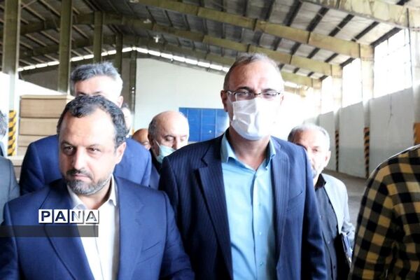 بازدید وزیر اقتصاد از شرکت نکاچوب میاندورود