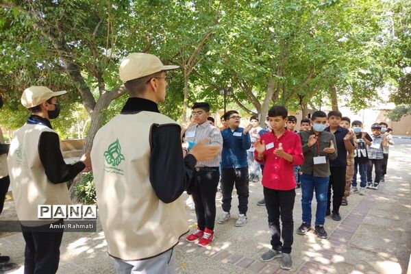 برگزاری اردوی دانش‌آموزان ناحیه چهار شیراز