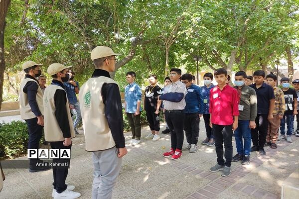برگزاری اردوی دانش‌آموزان ناحیه چهار شیراز