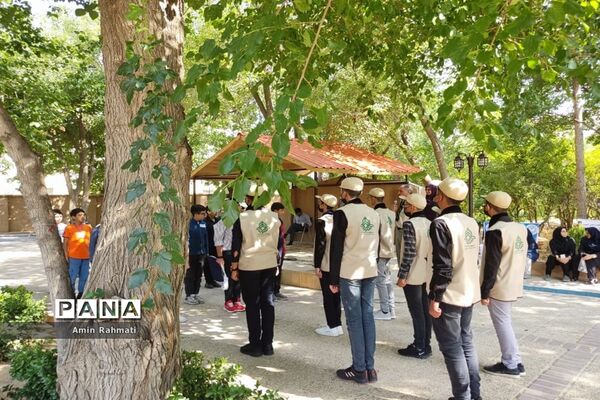 برگزاری اردوی دانش‌آموزان ناحیه چهار شیراز