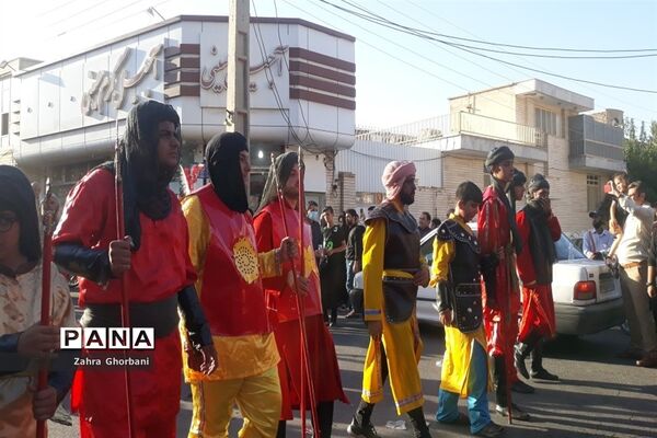 کاروان نمادین «اسرای کربلا» در قم-3