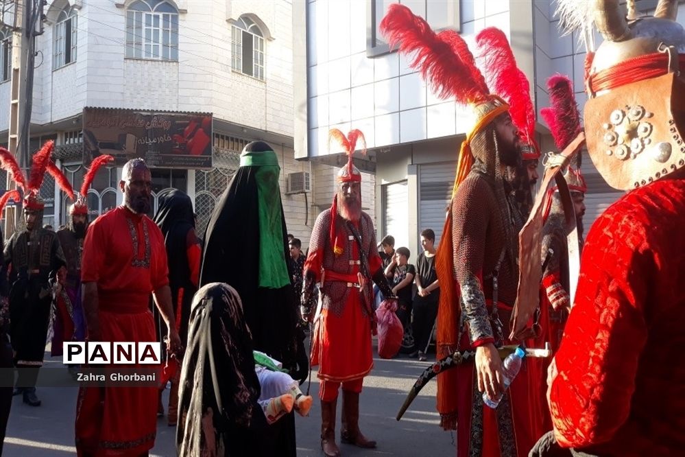 کاروان نمادین «اسرای کربلا» در قم-3