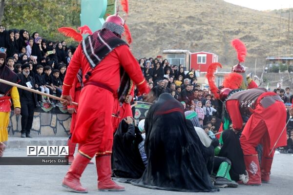 برگزاری مراسم تعزیه‌خوانی در روستاهای اطراف مشهد