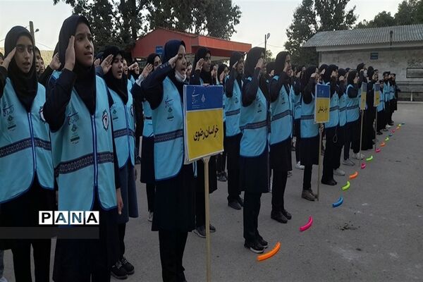 افتتاحیه اردوی قطبی اعضای سازمان دانش‌آموزی در استان گلستان