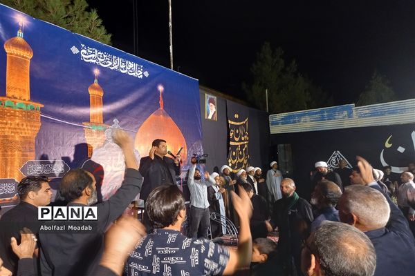 عزاداری سالروز شهادت یادگار کربلا امام سجاد(ع) در فرمانداری کاشمر