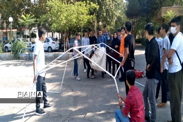 برگزاری پیش اردوی قطبی اعضای سازمان دانش‌آموزی ‌استان  البرز