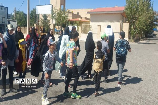 برگزاری همایش پیاده‌روی به مناسبت هفته دولت در  شهرستان فیروزکوه