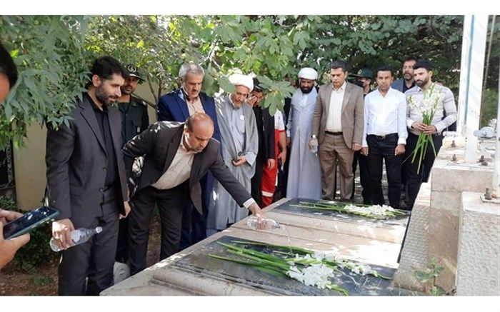 تجدید میثاق مدیران شهرستان کهک قم با آرمان‌های شهدا