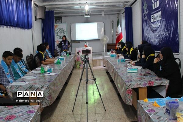 برگزاری پیش اردوی قطبی سازمان دانش آموزی درقزوین