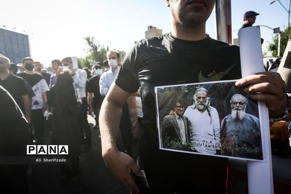 مراسم تشییع پیکر هوشنگ ابتهاج