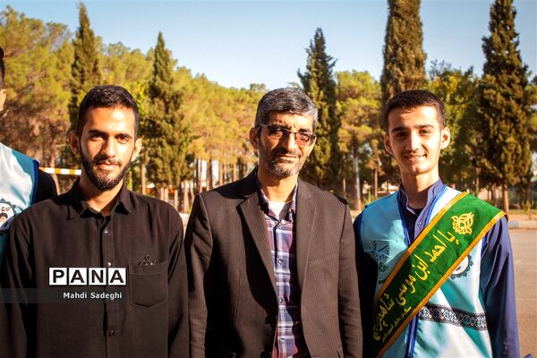 صبحگاه دومین روز اردوی قطبی اعضای سازمان دانش‌آموزی