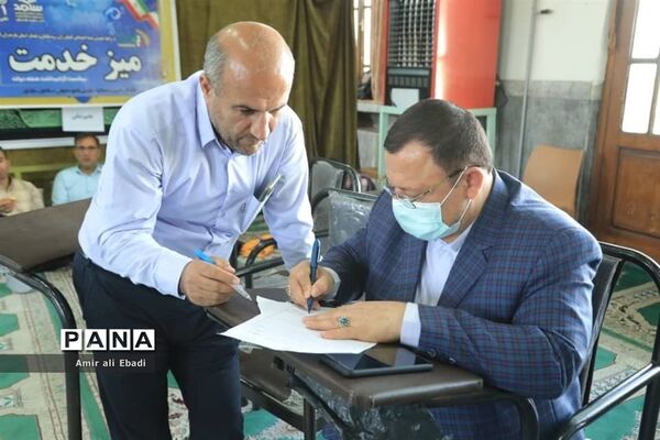 میز خدمت مدیران شهرستان میاندورود