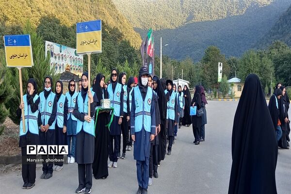 اردوی قطبی اعضای سازمان دانش‌آموزی مازندرانی در گلستان