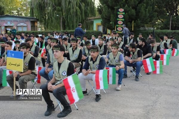 اردوی قطبی اعضای سازمان دانش‌آموزی در اردوگاه شهید مصطفی خمینی دماوند