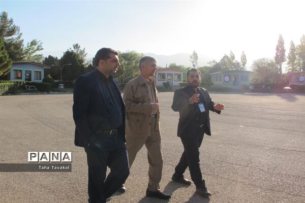 بازدید معاون پرورشی و فرهنگی اداره‌کل شهرستان‌های تهران از اردوی قطبی اعضای سازمان دانش‌آموزی