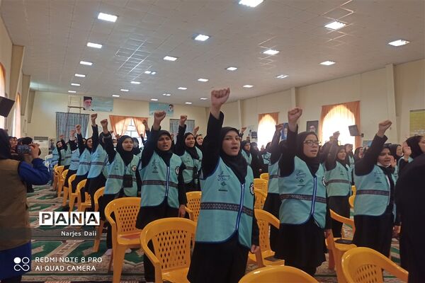 افتتاحیه اردوی قطبی در گلستان بخش دختران