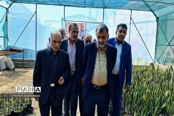 افتتاح گلخانه گل‌های زینتی در اسرم