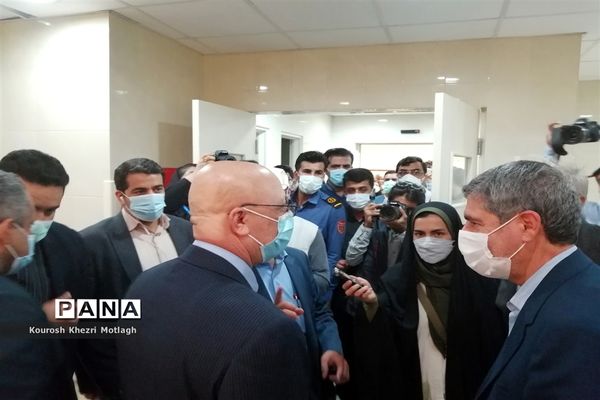 افتتاح مدرسه خیرساز فاطمه زهرا (س)  و بازدید از دو پروژه پزشکی و تحصیلی در شهرستان کازرون