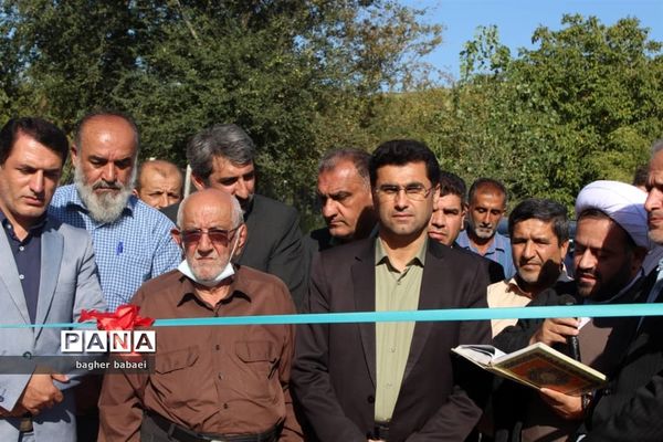 افتتاح پروژه آبرسانی روستای تیرتاش