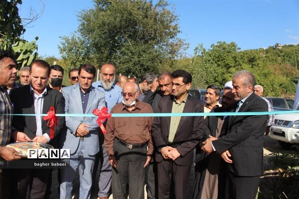 افتتاح پروژه آبرسانی روستای تیرتاش