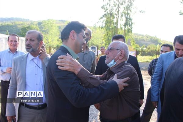 افتتاح پروژه آبرسانی روستای تیرتاش
