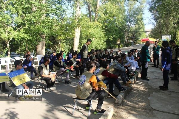 کلاس‌های آموزش جهت‌یابی در اردوی قطبی اردوگاه دماوند