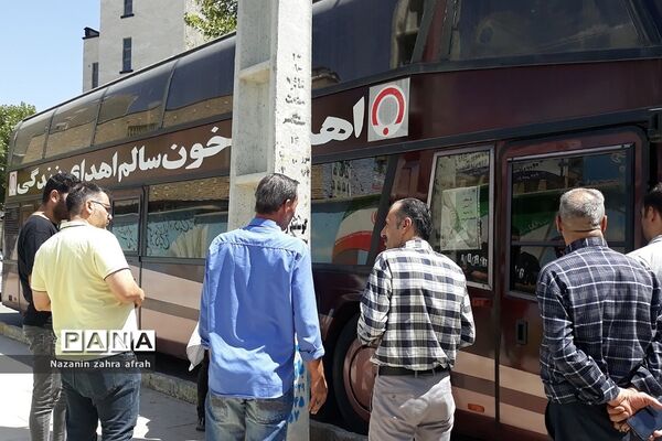پایگاه سیار انتقال خون تهران در رودهن