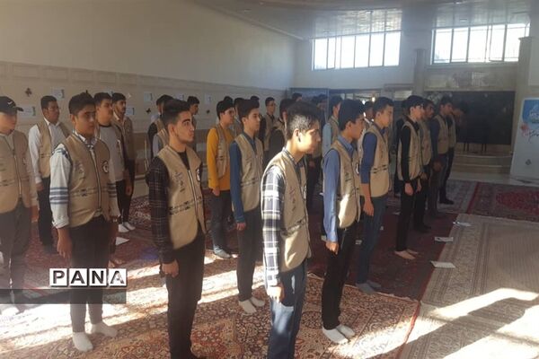 دانش‌آموزان اعضای سازمان دانش‌آموزی آذربایجان شرقی در اردوی قطبی