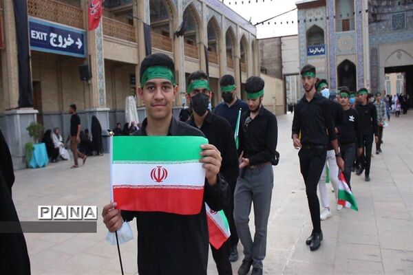 گردشگری رویداد محور، حضور دانش‌آموزان عضو سازمان دانش‌آموزی فارس در حرم شاهچراغ (ع)